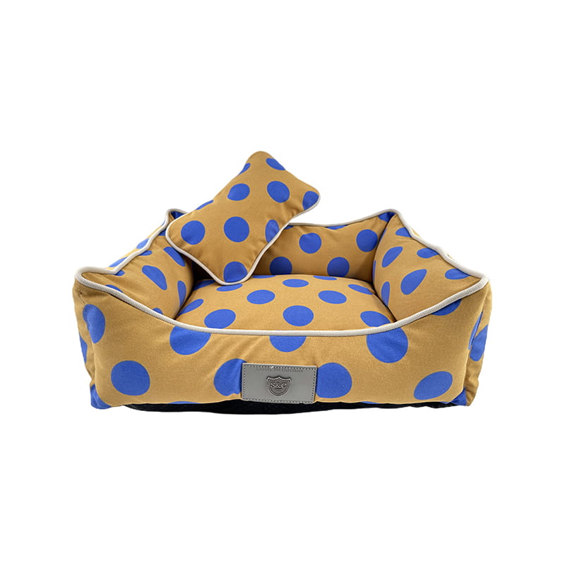 My Dog's Boutique hondenmand met stippen