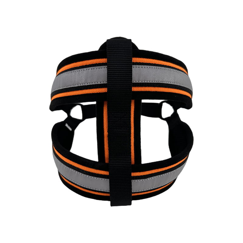 Hondenharnas, geen trekkracht 3M reflecterend lichtgewicht vest Air Soft Mesh